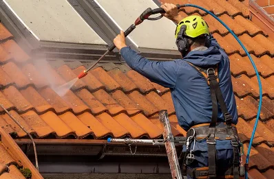 Démoussage et hydrofuge de toiture à Labatut-Figuières
